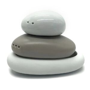 Balance salt, pepper, and sauce set. Unused